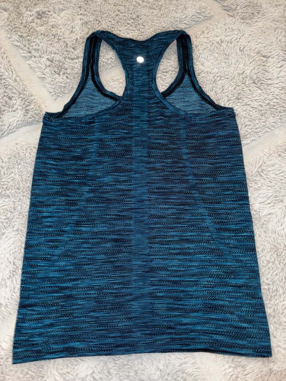 Lululemon Swiftly Tech Racerback 2.0 Tank Top Blue Black Size 6